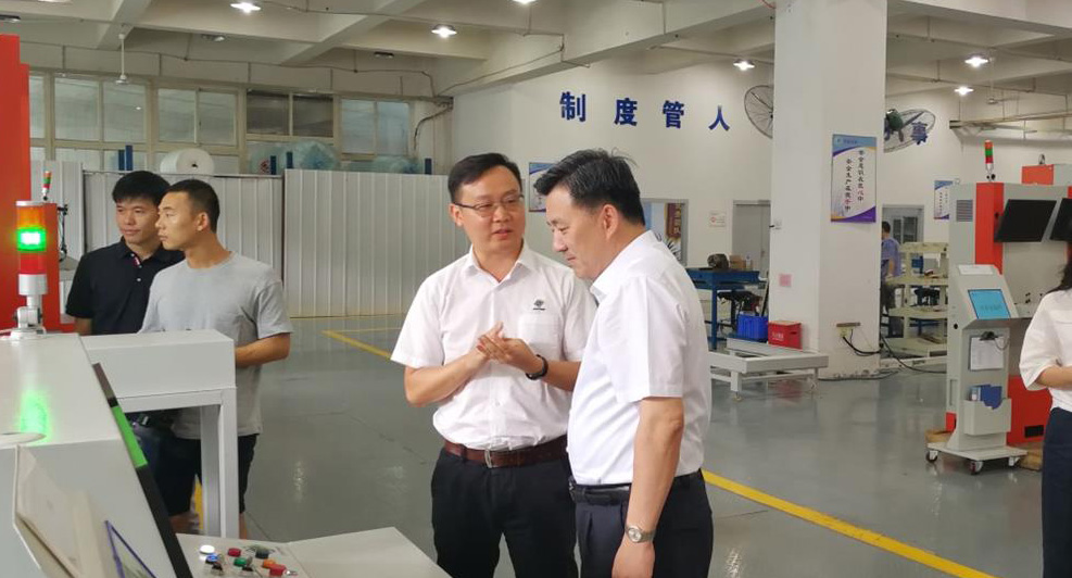 热烈欢迎重庆市北碚区区委书记周旭莅临ng28.com科技考察